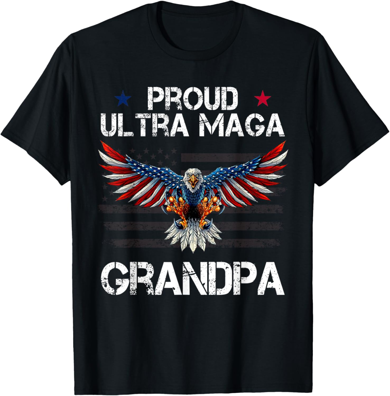 Proud Ultra Maga Grandpa Gifts For Grandpa Eagle Usa Flag