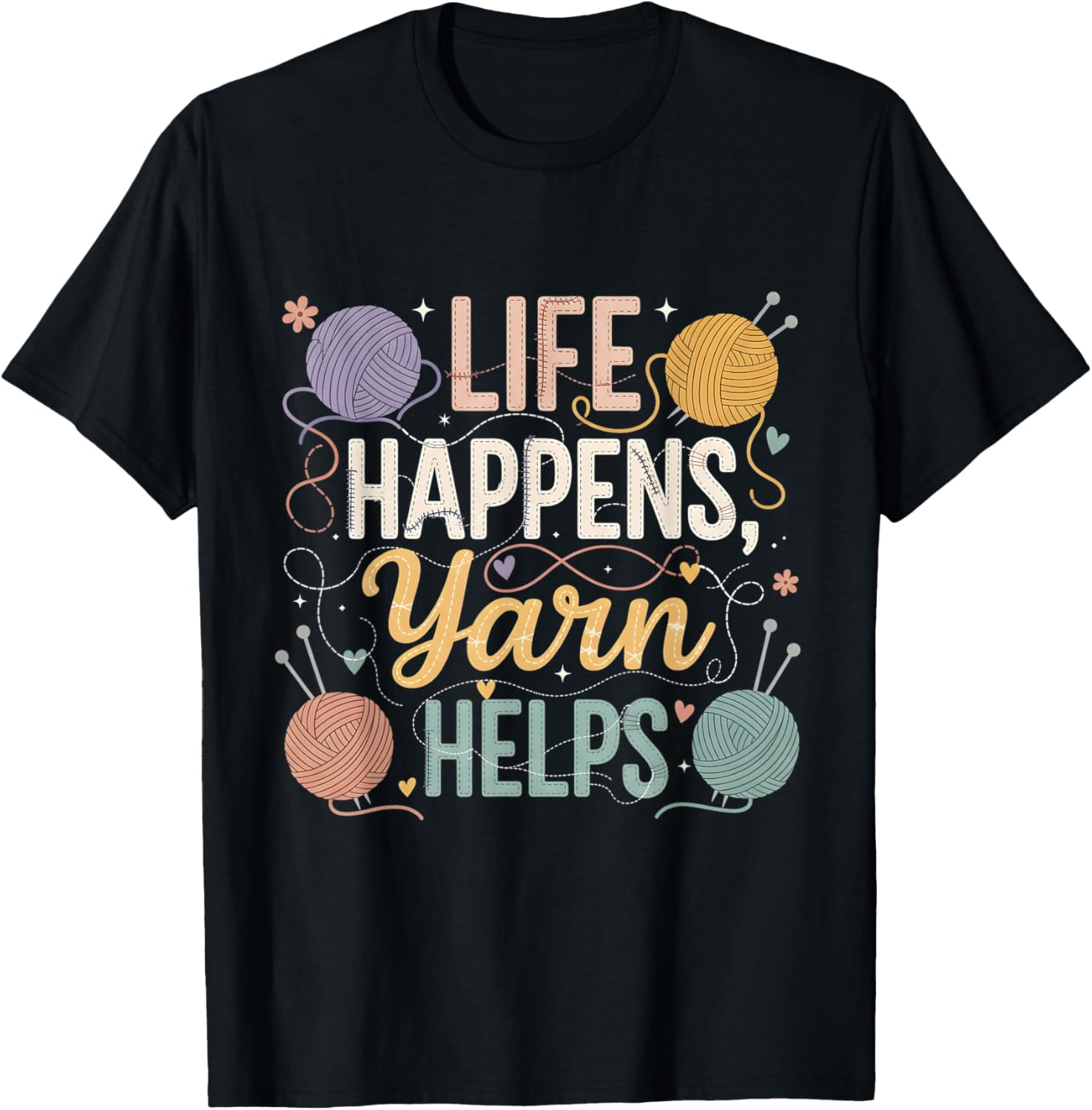 Life Happens Yarn Helps Knitting and Crocheting