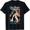 One Nation Under God Trump 2024 God American Flag Christian