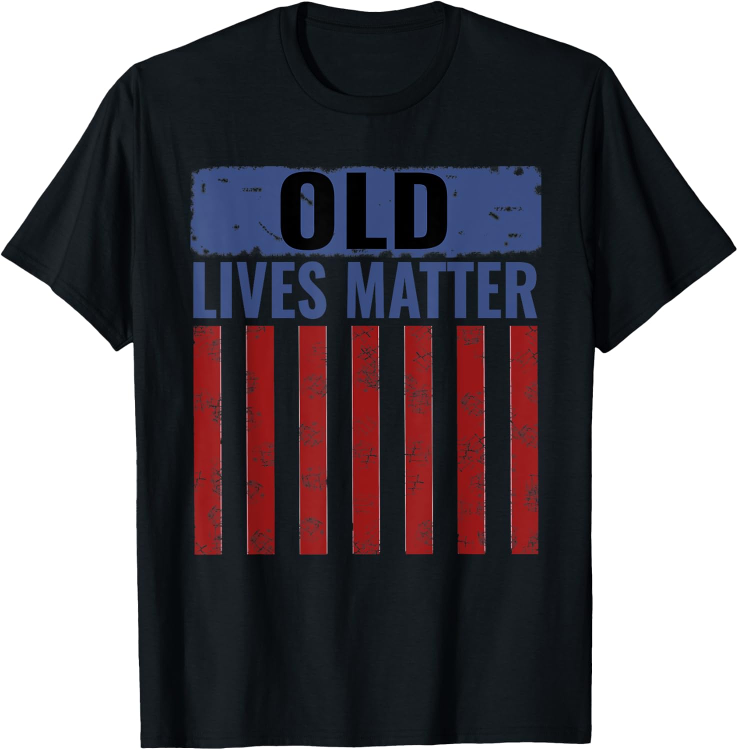 Old Lives Matter Shirt With Usa Flag Gift Tshirt