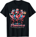 Flamingo 4Th Of July Patriotic Usa Independence Flamerica