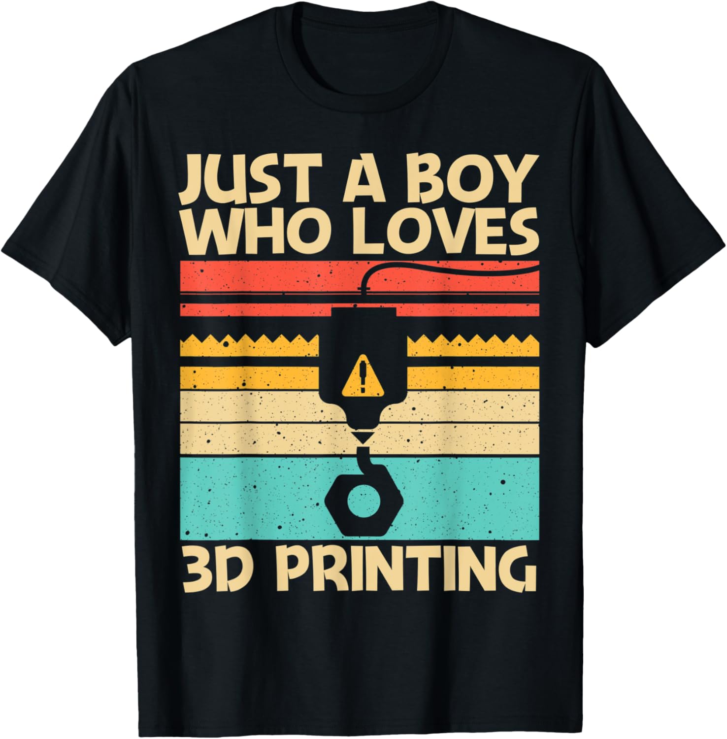 Cool 3D Print Design Boys Men 3D Printer Lover Printing