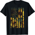 Sunflower Usa Flag Patriotic 4Th Of July American Flag