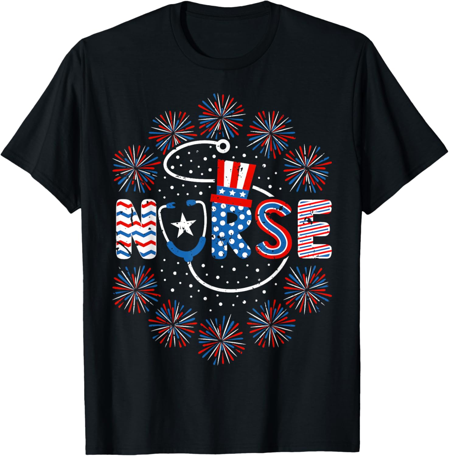 4Th Of July Nurse American Flag Nursing Patriotic Nurse