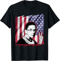 Ruth Bader Ginsburg Patriotic American Flag Shirt