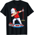 Dabbing Curling Player Curling Rocks Broom Curler Curling