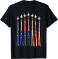 Usa Flag Fighter Jets 4Th Of July Men Boys Vintage Us Flag