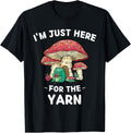 Kawaii Cute Frog I'm Just Here For The Yarn