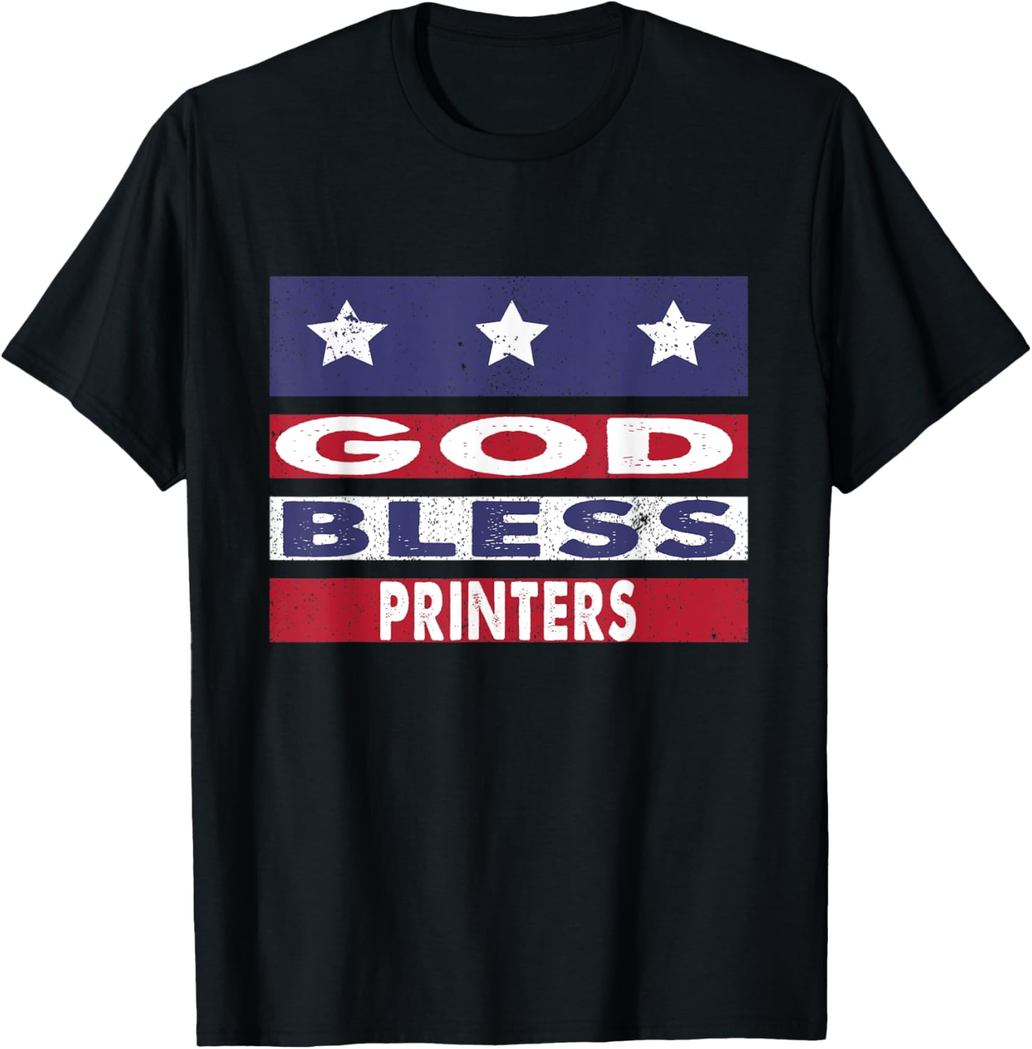 God Bless Printers Patriotic Christian Retirement Gift