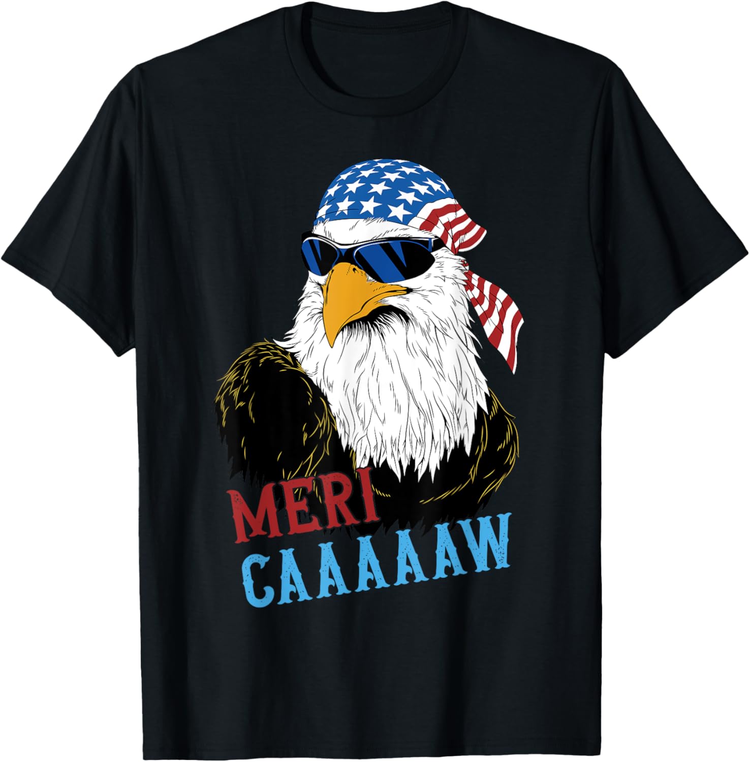 Mericaaaaaw Eagle Mullet 4Th Of July Usa American Flag