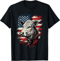 Cow Farm Patriotic Farmer 4Th Of July Usa American Flag