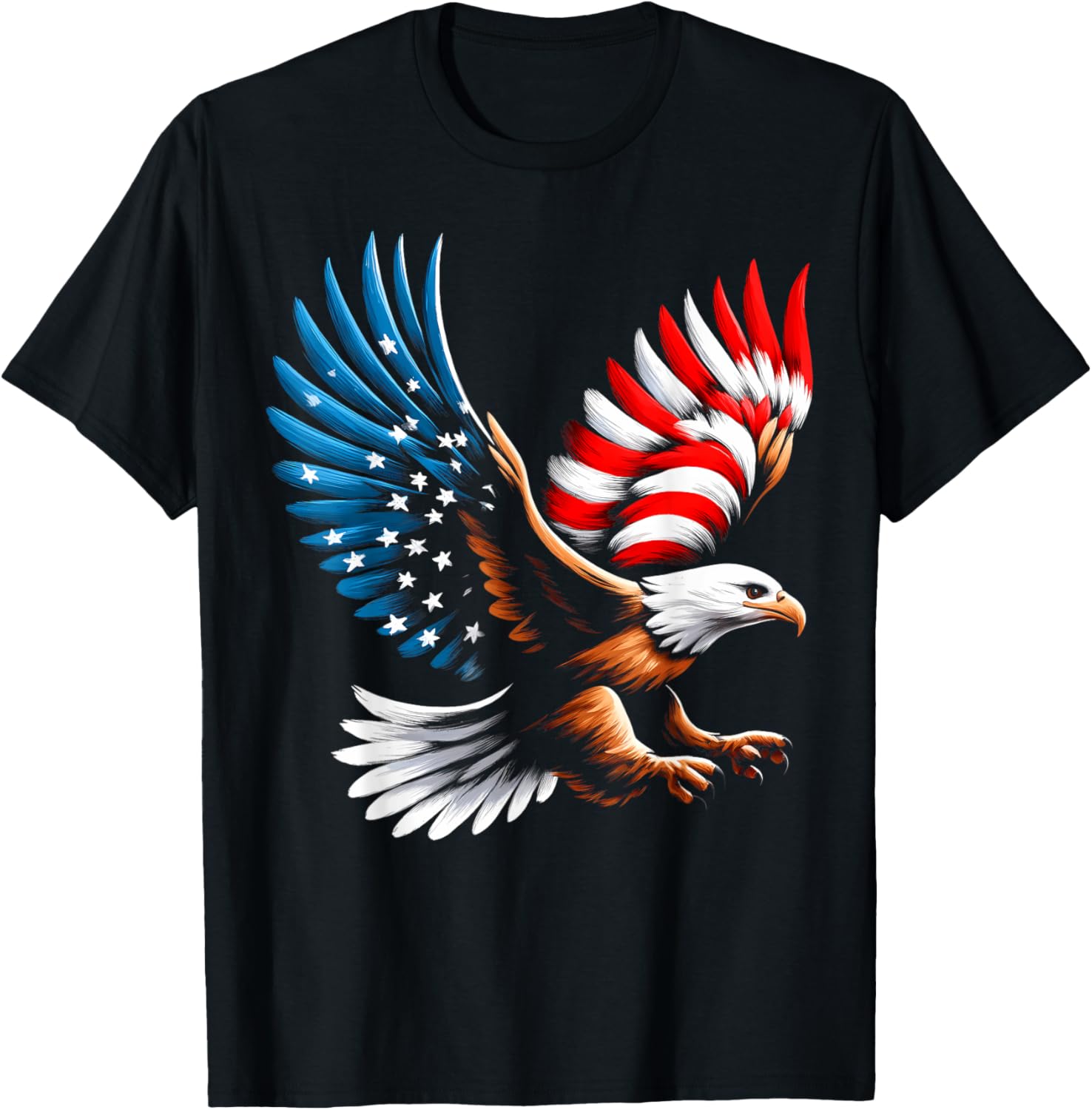 Bald Eagle Patriotic American Flag 4Th Of July