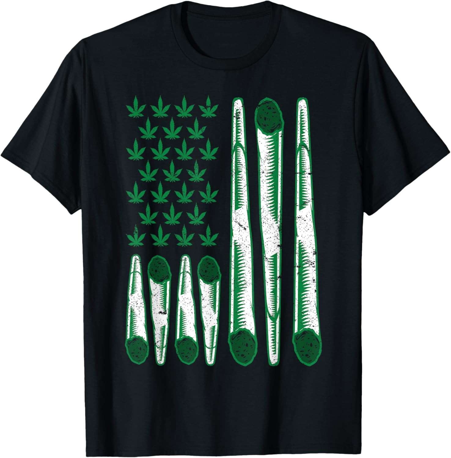 Usa Flag Cannabis Joint 420 Weed Marijuana Stoner Gift