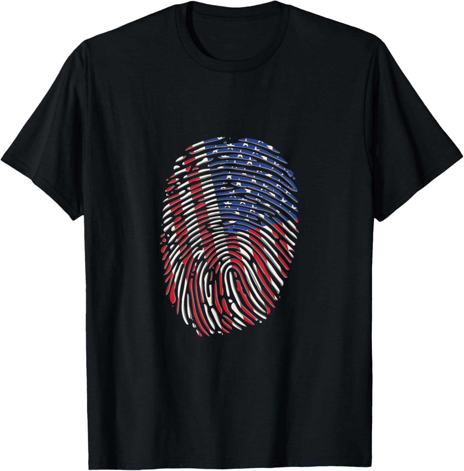 American Flag Fingerprint