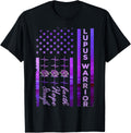 Lupus Awareness Shirt American Usa Flag Lupus Warrior Womens