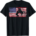 Distressed American Flag Wrestling Wrestler Women Men Kids