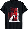 American Flag Oil Drilling Design Drill Baby Drill T Shirt For Men Black Small