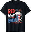 America Beer Lovers Red White And Brew Fourth Of July 4Th