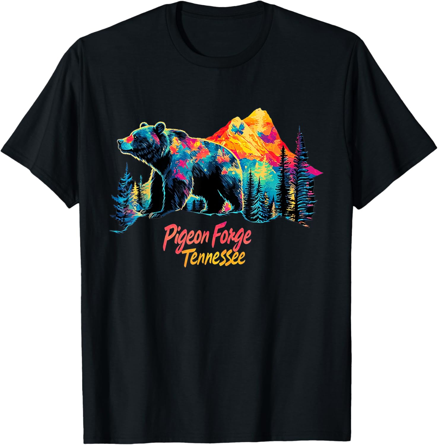 Pigeon Forge Tennessee Mountains Bear Usa Hiking Souvenir Tn