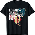 Funny Donald Trump American Flag Canada Greenland Gulf Map