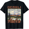 Denali Usa National Park Vintage Alaska Outdoors Retro