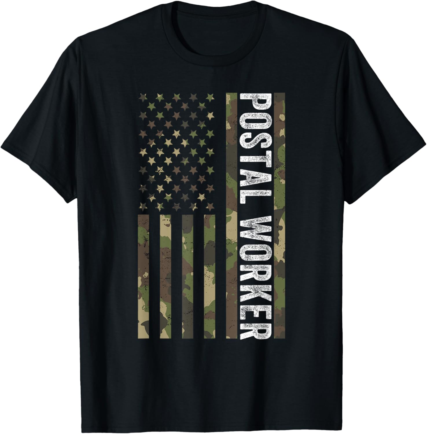 Postal Worker Camouflage American Flag Us Postal Service Men