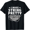I Make String Pretty Crocheting Knitting Yarn Crochet Grunge