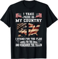 I Take Pride In My Country I Stand For The Flag Kneel Usa