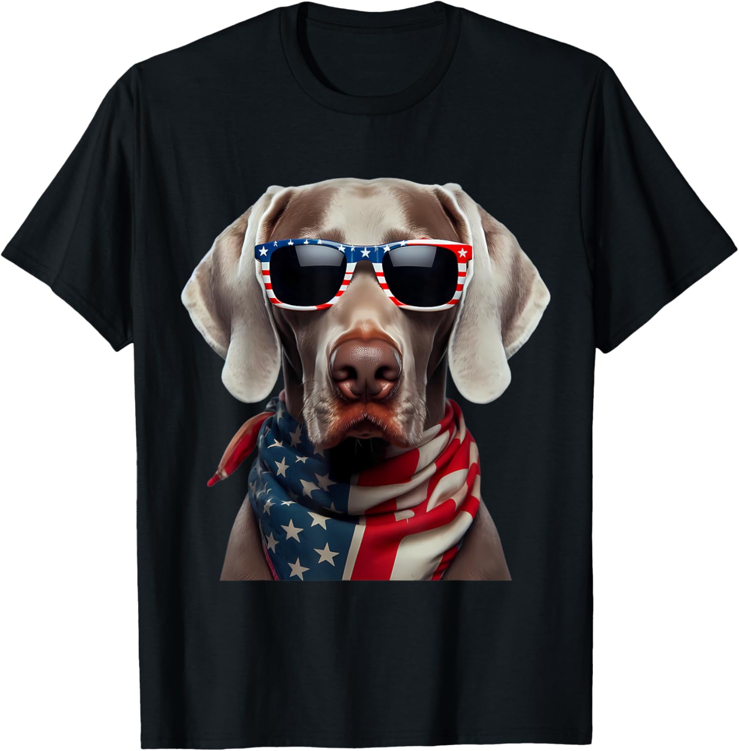American Weimaraner Dog 4Th Of July Incependence Day Owner