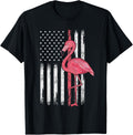 American Flag Pink Flamingo Independence Day 4Th Of July