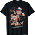 Washington Yorkshire Terrier 4Th Of July Usa American Flag