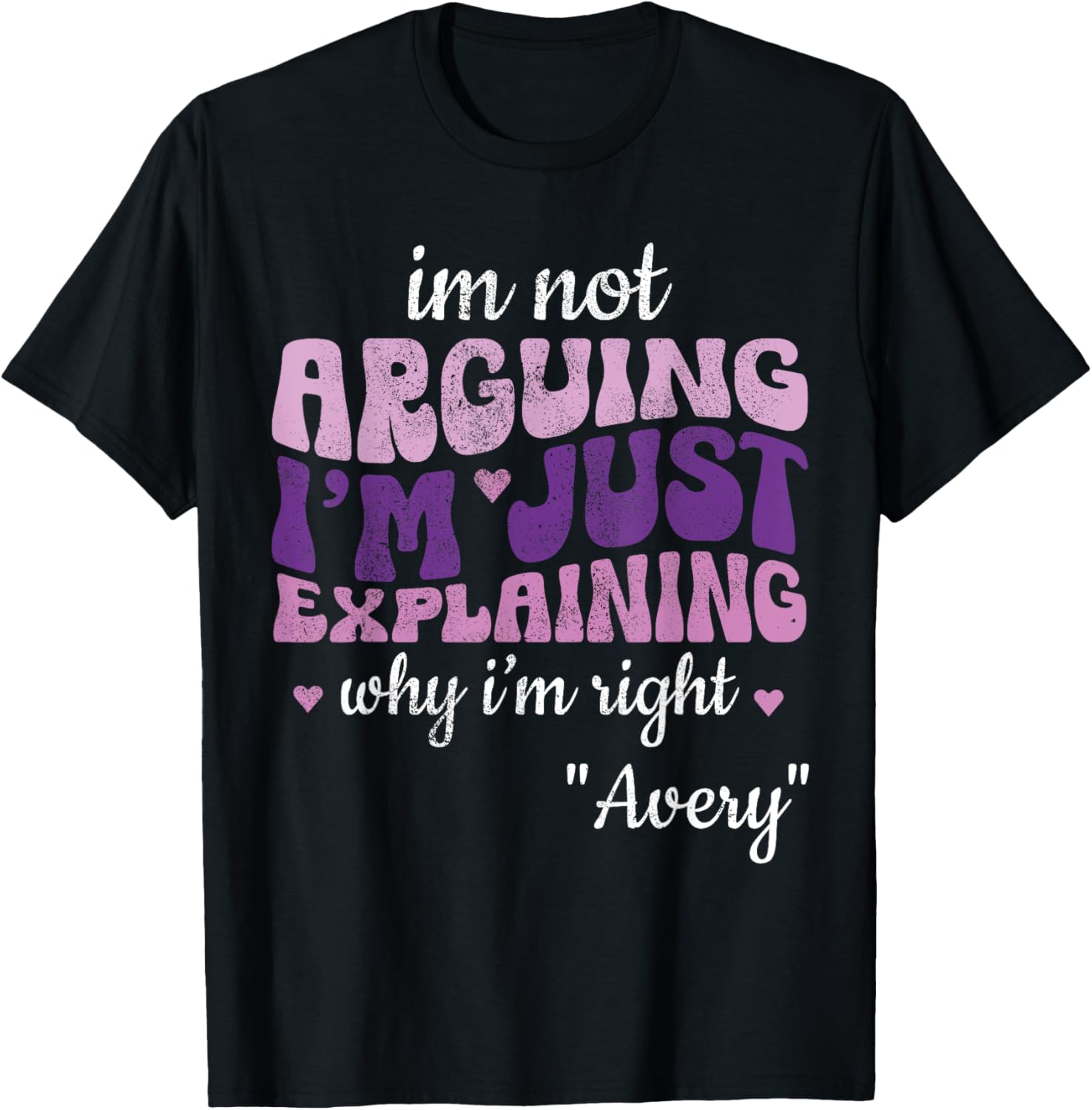 Avery First Name Girl Groovy 70S 80S Personalized