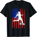 Usa American Flag Soccer Shirt For Girls Women