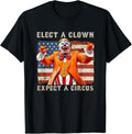 Elect A Clown Expect A Circus Usa Flag Anti Trump