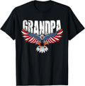 Grandpa Vintage Usa Flag Bald Eagle Patriotic 4Th Of July