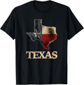 Texas Patriot Texan Usa Apparel Unisex Adults Kids Texas Theme T Shirt Black Small Classic Fit Short Sleeve Cotton Blend