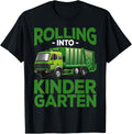 Rolling Into Kindergarten Garbage Truck Back To School Boys