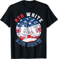 Red White Brew T Shirt For A 4Th Of July Beer Merica Usa