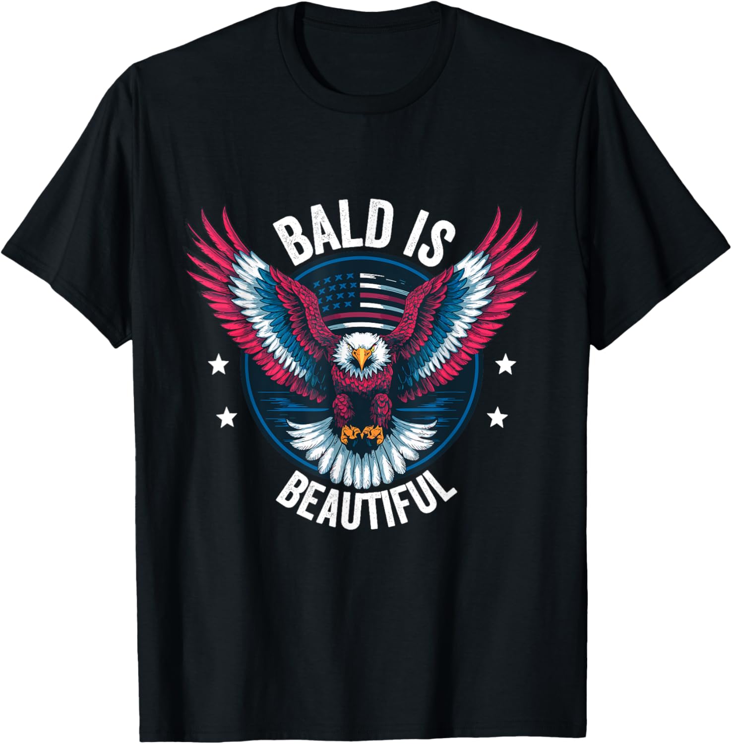 Bald Is Beautiful 4Th Of July Independence Day Usa Eagle