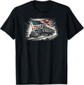 Vintage Logger With American Flag Loggingcarpenter