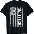 Rad Tech American Flag Radiology Gift T Shirt