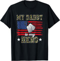 My Daddy Is My Hero Military Dad American Flag Army Proud Ar