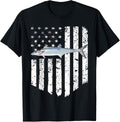 Black White American Flag King Mackerel 4Th Of July Fish