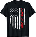 Senior Class Of 2028 Graduation Patriotic American Flag