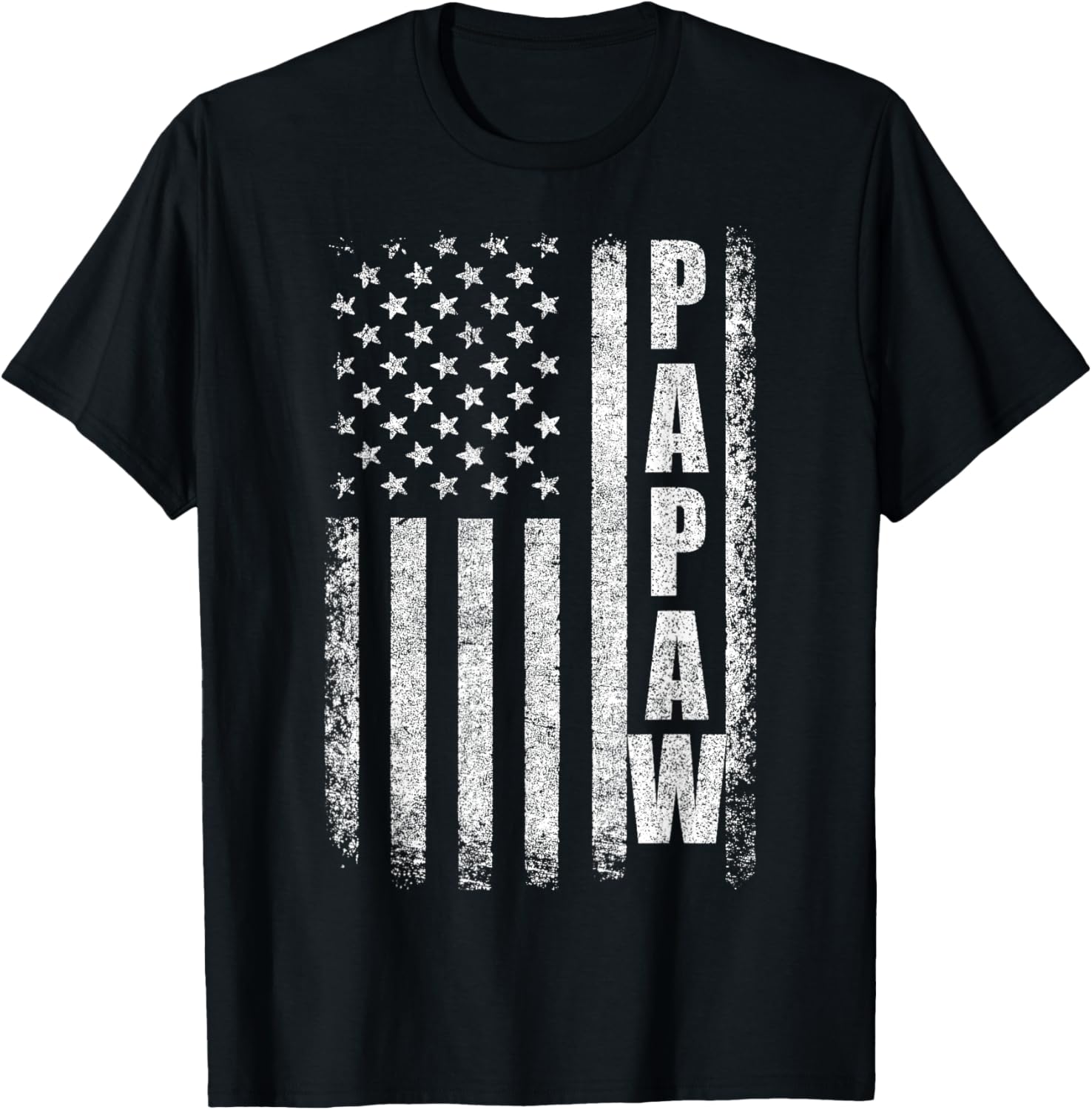 Proud Papaw American Flag Fathers Day Patriotic