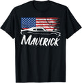 Maverick 302 Vintage American Flag Usa Muscle Car
