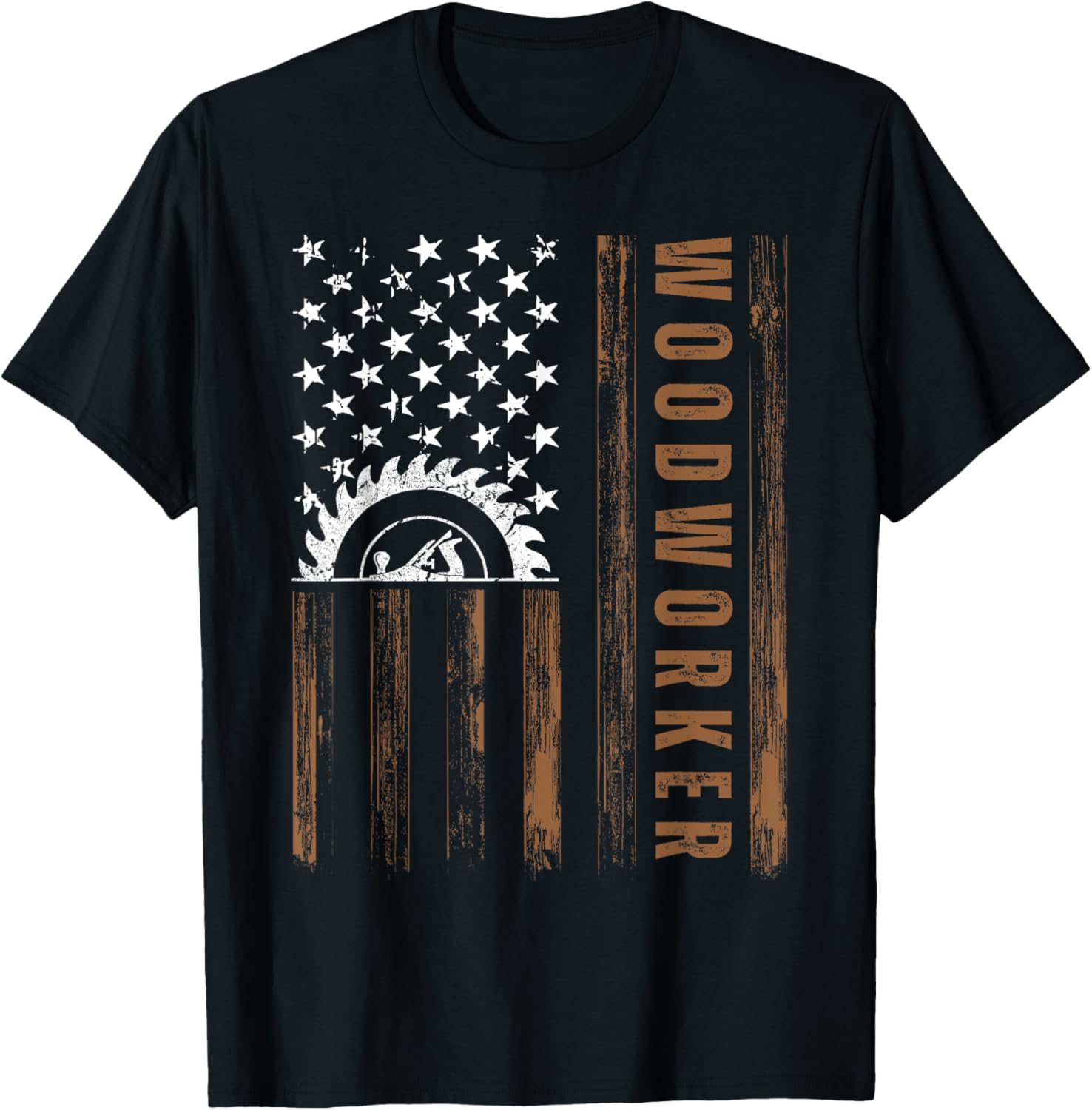 American Flag Woodworker 4Th Of July Patriotic Woodworking