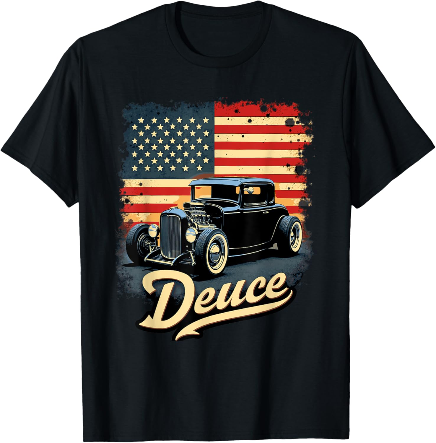 32 Deuce Coupe American Classic Deuce American Flag Hot Rod