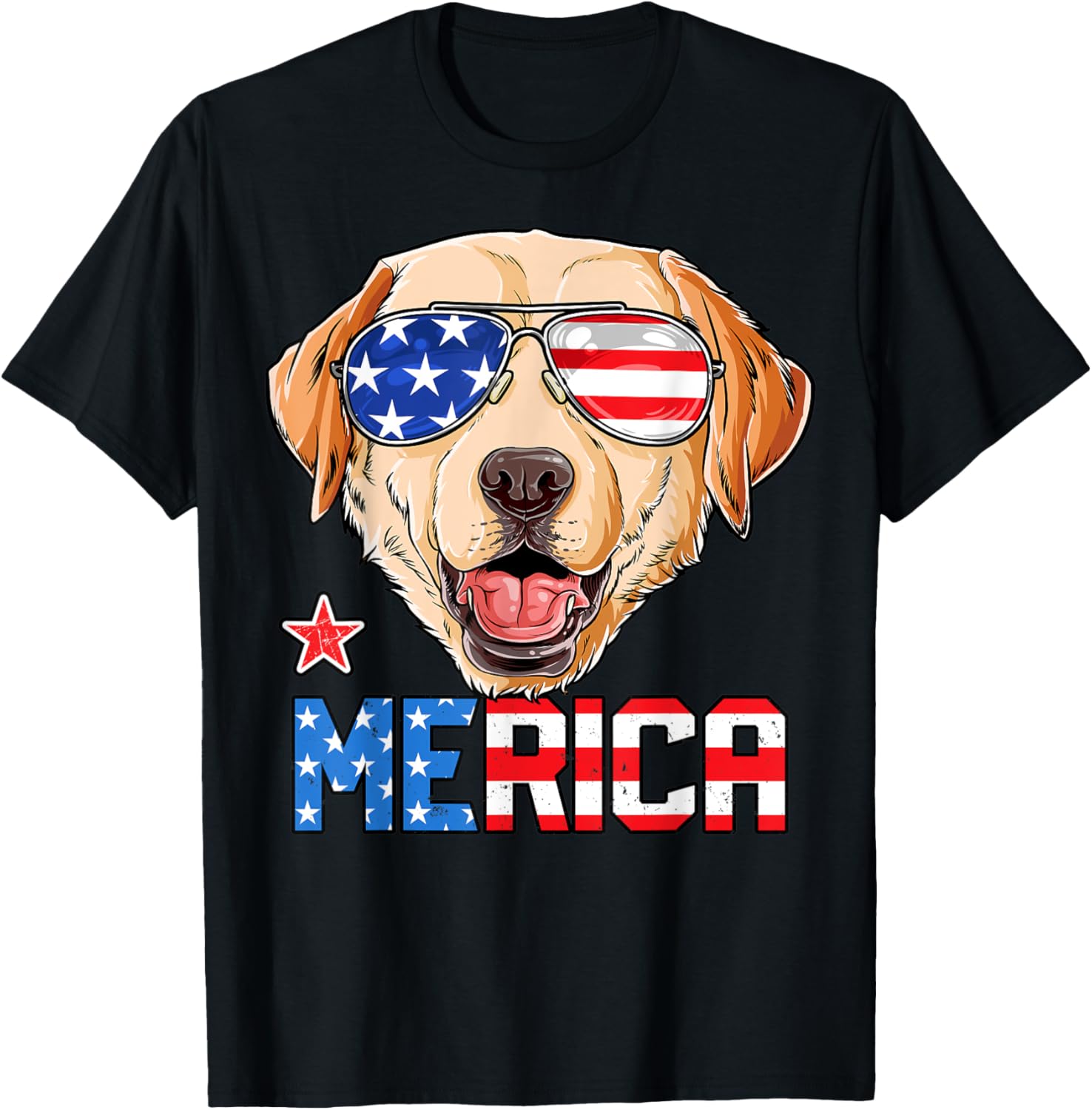 Labrador 4Th Of July Shirts Merica Men Usa American Flag Dog