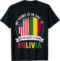 Bolivian American Patriot Heart Is From Bolivia Flag